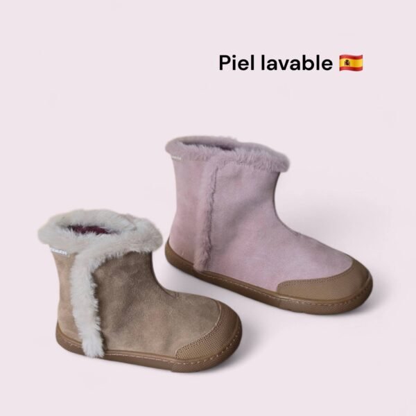 Botas barefoot infantiles con puntera reforzada