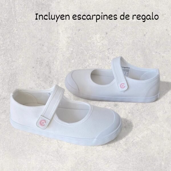 Merceditas blancas barefoot