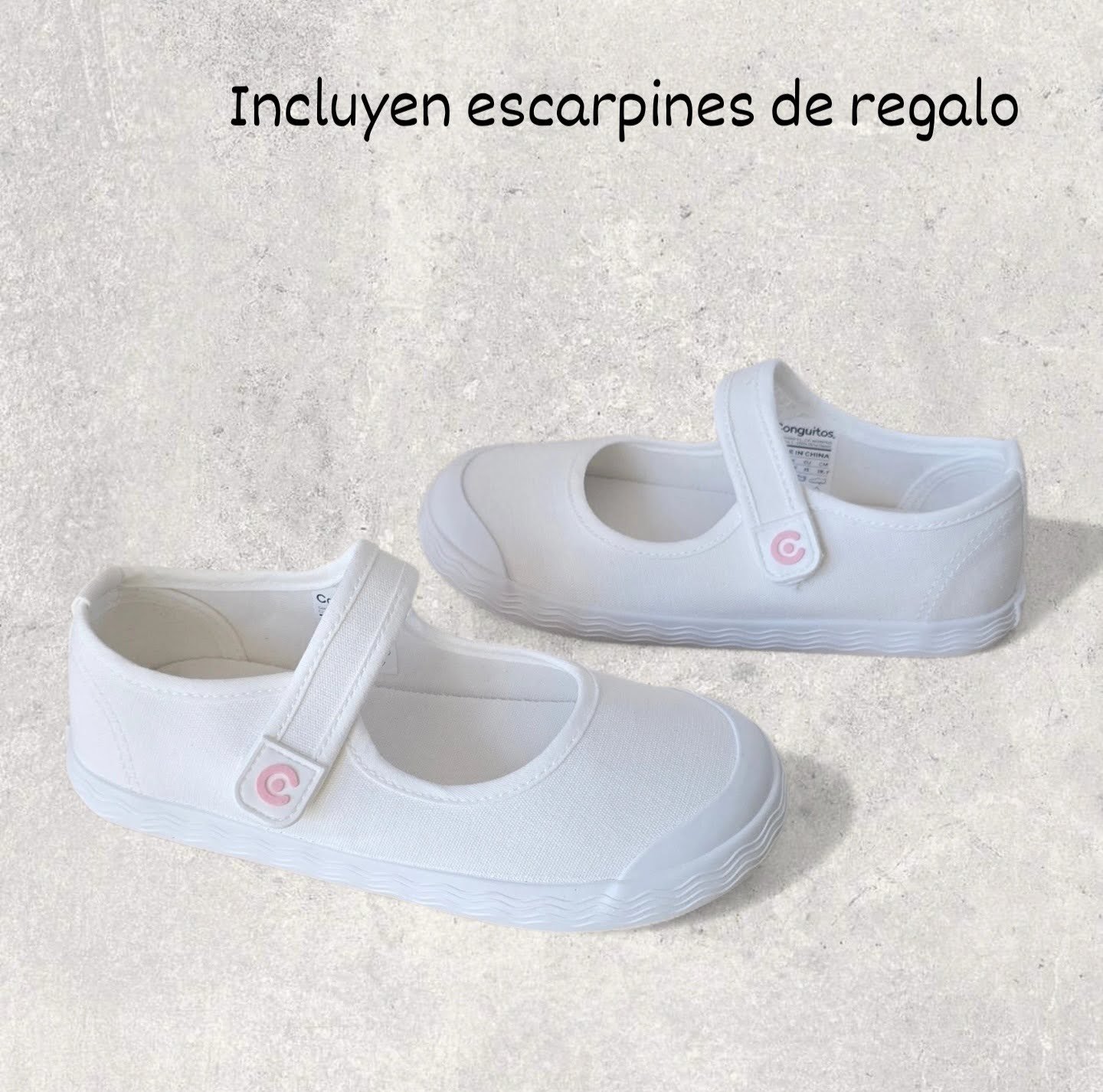 Merceditas blancas barefoot