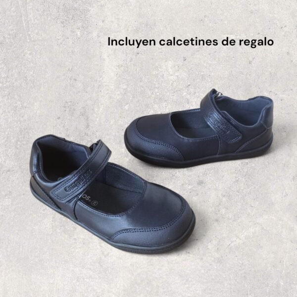 Merceditas Barefoot Carla infantiles con horma ancha, suela plana y cierre de velcro